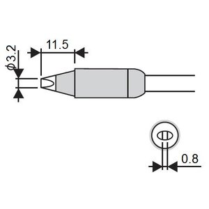 Паяльне жало Goot RX 85HSRT 3.2D