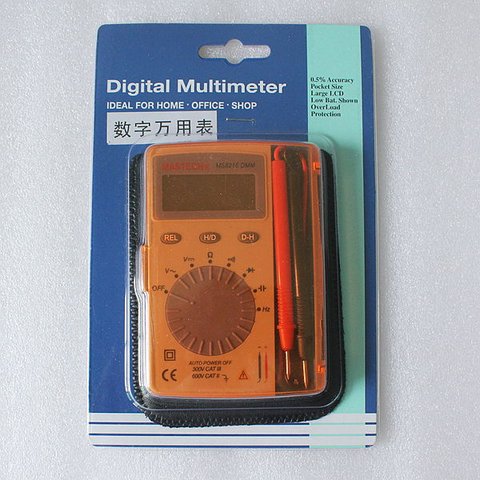 Карманный цифровой мультиметр MASTECH MS8216