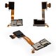 Конектор SIM-карти для Sony D2303 Xperia M2, D2305 Xperia M2, D2306 Xperia M2, для однієї SIM-карти, з шлейфом, з конектором карти пам'яті