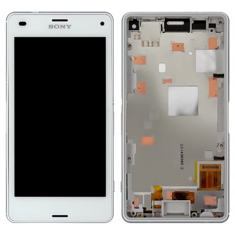 Дисплей для Sony D5803 Xperia Z3 Compact Mini, D5833 Xperia Z3 Compact Mini, белый, High Copy