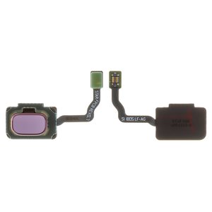 Шлейф для Samsung G960F Galaxy S9, G965F Galaxy S9 Plus, для сканера відбитка пальця Touch ID , фіолетовий