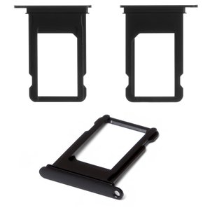 Тримач SIM карти для iPhone 7, чорний, матовий, Black Matte
