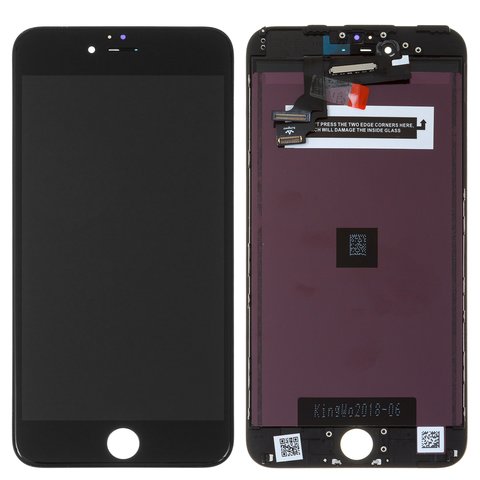 Дисплей для Apple iPhone 6 Plus, черный, с рамкой, High Copy, Kingwo