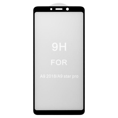 Защитное стекло All Spares для Samsung A920F DS Galaxy A9 2018 , 5D Full Glue, черный