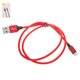 USB кабель Baseus Yiven, USB тип-A, Lightning, 60 см, 2 A, красный, #CALYW-B09