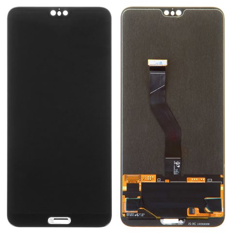 Дисплей для Huawei P20 Pro, чорний, без рамки, Оригінал переклеєне скло , CLT L29 CLT L09