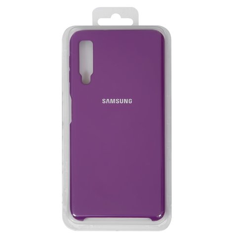 Чохол для Samsung A750 Galaxy A7 2018 , фіолетовий, Original Soft Case, силікон, grape 43 
