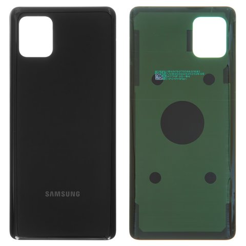 Задня панель корпуса для Samsung N770 Galaxy Note 10 Lite, чорна