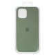 Чехол для Apple iPhone 12, iPhone 12 Pro, зеленый, Original Soft Case, силикон, pine green (55)