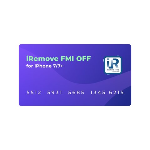 iRemove FMI OFF для iPhone 7 7P [Open Menu]