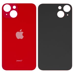Задняя панель корпуса для iPhone 13, красная, не нужно снимать стекло камеры, Copy, big hole