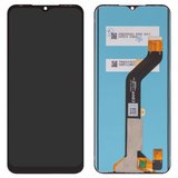 Дисплей для Tecno Spark 8, черный, без рамки, Сopy, KG6, KG6k
