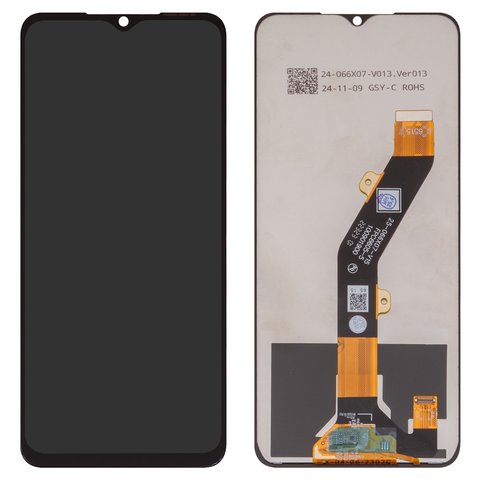 Дисплей для ZTE Blade A34, Blade A54, черный, без рамки, Box 
