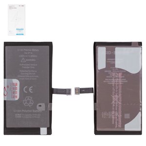 Акумулятор JCID для Apple iPhone 14, Li Polymer, 3,87 B, 3590 А·год, збільшена ємність