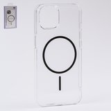 Чохол Fully-PC MagSafe для iPhone 14, прозорий, безбарвний, магнітний, пластик