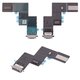 Шлейф для iPad Air 13 2024, iPad Air 13 2025, конектора зарядки, сірий, з компонентами, Original (PRC), space gray