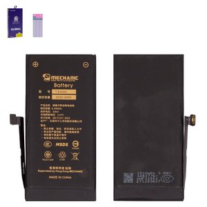 Акумулятор Mechanic для Apple iPhone 13 mini, Li Polymer, 3,84 B, 2520 мАг, збільшена ємність, без помилки, diagnosable battery