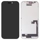 Дисплей JCID для iPhone 16 Pro, черный, с рамкой, High Copy, без ошибки, (OLED) soft, Diagnosable, 120Hz