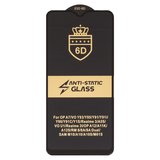 Захисне скло ESD 6D для Realme 3; Vivo Y93; Oppo A7; Xiaomi Redmi 8, Redmi 8A; Samsung A105 Galaxy A10, A107 Galaxy A10s, M105 Galaxy M10, сумісне з чохлом, Full Glue, Anti-Static, (без упаковки), чорний