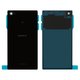 Housing Back Cover compatible with Sony C6902 L39h Xperia Z1, C6903 Xperia Z1, (black)