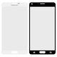 Housing Glass compatible with Samsung N910H Galaxy Note 4, (white)