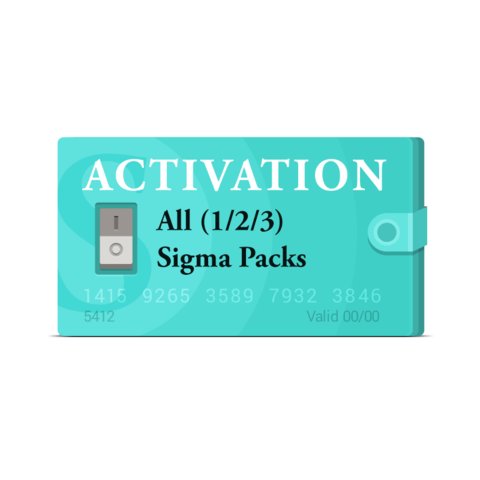 Activaciónes Pack 1, Pack 2 y Pack 3 para Sigma