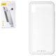 Case Baseus compatible with iPhone XS, (white, transparent, plastic) #WIAPIPH58-YS02