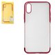 Case Baseus compatible with iPhone XR, (red, transparent, silicone) #ARAPIPH61-MD09