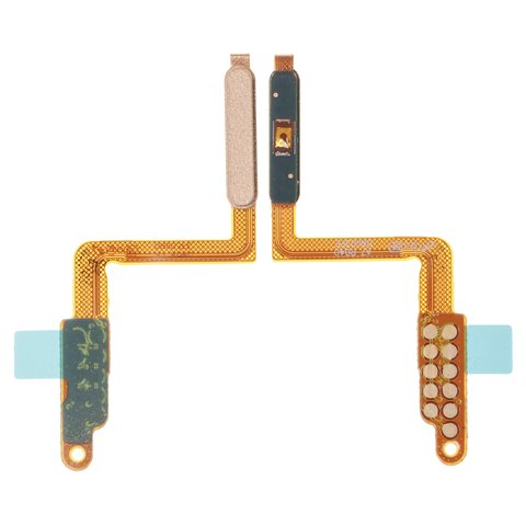 Cable flex puede usarse con Samsung A750 Galaxy A7 2018 , para escaner de huellas dactilares, dorado