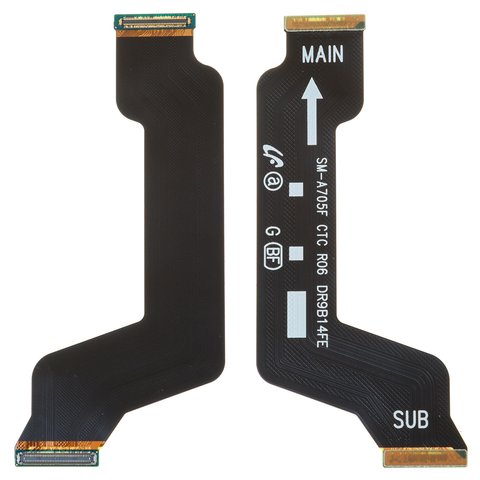 Flat Cable compatible with Samsung A705F DS Galaxy A70, for mainboard 