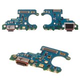 Flat Cable compatible with Samsung N970F Galaxy Note 10, (charge connector, with microphone, with components, Original (PRC), charging board)