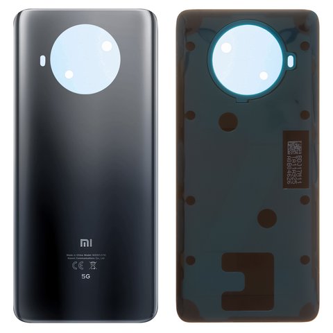 Housing Back Cover compatible with Xiaomi Mi 10T Lite, gray, Logo Mi, pearl Gray, M2007J17G 
