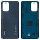 Housing Back Cover compatible with Xiaomi Redmi Note 10, (black, M2101K7AI, shadow black (Onyx Gray))