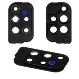 Camera Lens compatible with Samsung M515 Galaxy M51, (black, with frames)