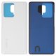 Housing Back Cover compatible with Xiaomi 11T, 11T Pro, (white, 21081111RG, moonlight white)