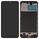 LCD compatible with Samsung M215 Galaxy M21, M305 Galaxy M30, M307 Galaxy M30s, M315 Galaxy M31, (black, with frame, High Copy, (OLED))