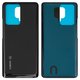 Housing Back Cover compatible with Xiaomi 11T, 11T Pro, (black, High Copy)