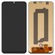 Pantalla LCD puede usarse con Samsung A305 Galaxy A30, A505 Galaxy A50, A507 Galaxy A50s, negro, sin marco, High Copy, original LCD size, (OLED)