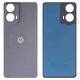 Housing Back Cover compatible with Motorola Moto G24, (gray, matte charcoal)