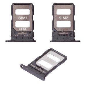 SIM Card Holder compatible with Xiaomi 14T, 14T Pro, black, titan black 