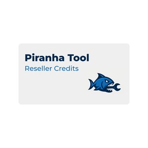Créditos del servidor Piranha Tool para distribuidores 
