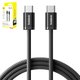 USB кабель Baseus Dynamic 4, 2xUSB тип-C, 100 см, 100 Вт, черный, в нейлоновой оплетке, #P10381400111-00