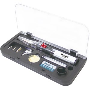 Газовый паяльник горелка с набором аксессуаров Pro'sKit GS 23K