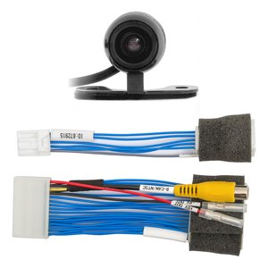 Toyota Camry Corolla Highlander Tacoma Tundra Prius Reverse Camera Kit With 24+5 Pin Cable Wire Harness