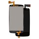 LCD compatible with HTC Desire 500, (black, without frame)