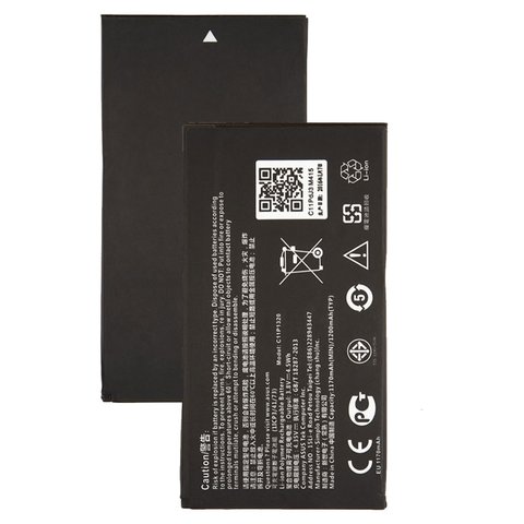Battery compatible with Asus ZenFone 4 A400CXG , (Li ion 3.8V 1200mAh #C11P1320