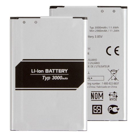 Battery BL 51YF compatible with LG G4 H810, Li ion, 3.85 V, 3000 mAh, Original PRC  