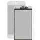 Housing Glass compatible with Apple iPhone 6S, (with polarizing film, with OCA film, with frames, white)