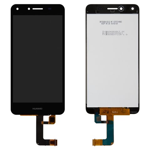 LCD compatible with Huawei Y5 II, black, Logo Huawei, without frame, Original PRC , CUN U29 CUN L21  