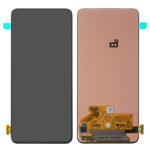 LCD compatible with Samsung A805 Galaxy A80, black, without frame, Original PRC , original glass 